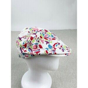 Kangol Cloisonne Flat Cap Newsboy Golf Multicolor Beret Hat 9731BC